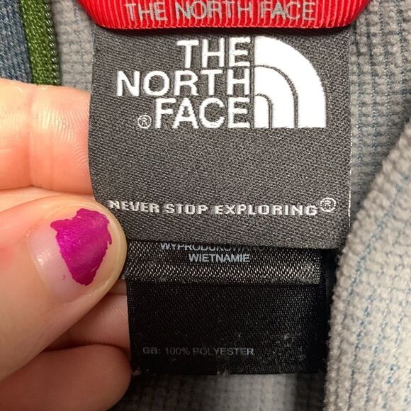 the NORTH FACE Men's Quarter Zip Flashdry Pullover Blue M Medium - Picture 6 of 10